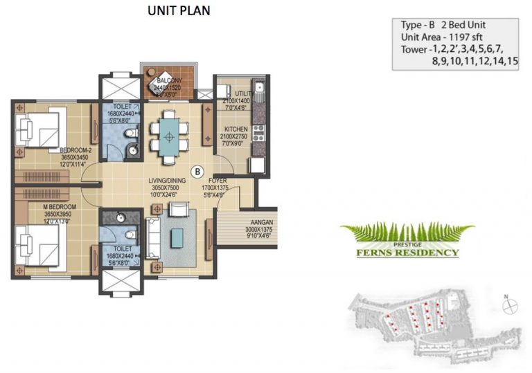 2-bhk-1197-prestige-ferns-residency