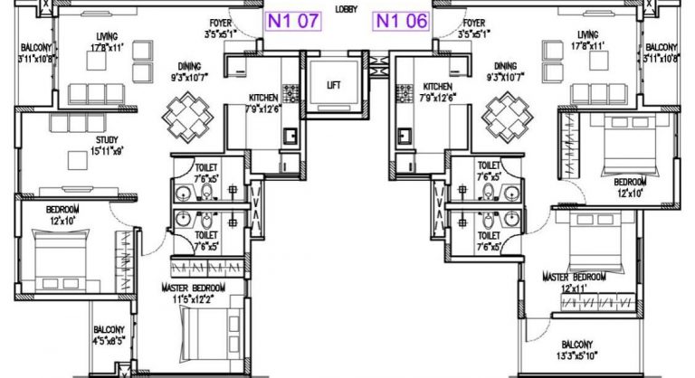 Floor Key Plan 3 – Godrej ECity