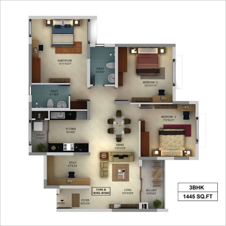 1445_3bhk-mantri-webcity