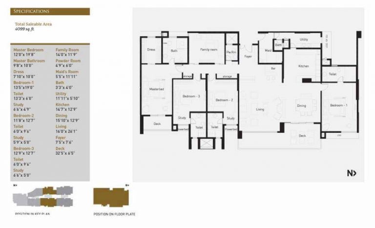4 BHK – 4099 – La Palazzo