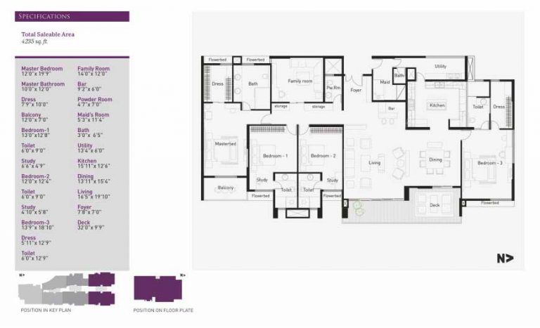 4 BHK – 4235 – La Palazzo