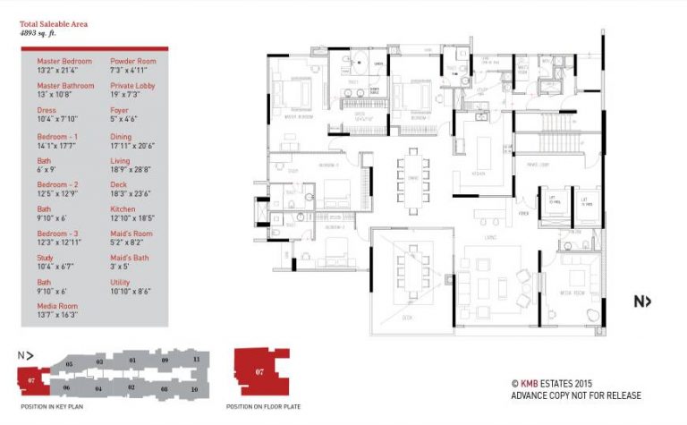 4 BHK – 4893 – La Palazzo