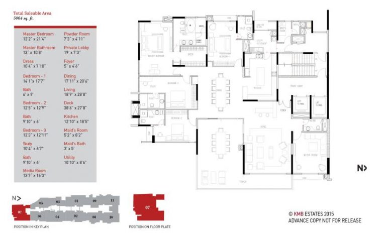 4 BHK – 5064 – La Palazzo