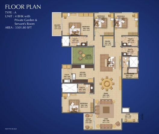 4BHK – 3301 – Sobha Indraprastha