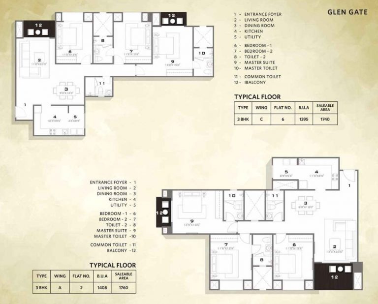 Hiranandani Glen Gate 3 BHK L