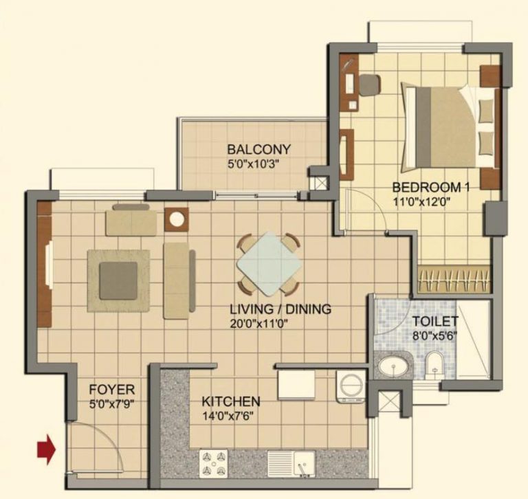 1-bhk-905-prestige-lakeside-habitat
