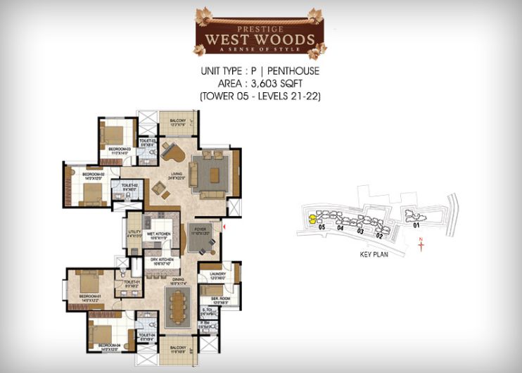 PH – 3603 – Prestige Westwoods