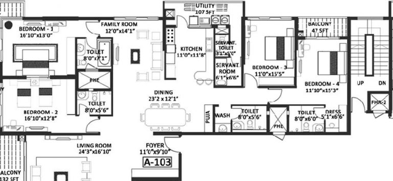 4 BHK – Godrej Platinum