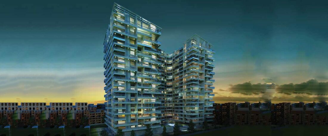 2BHK floor plan