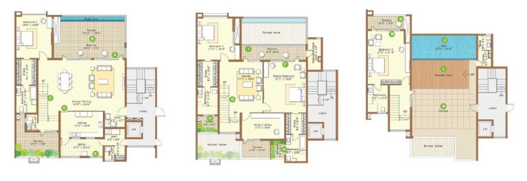 Villa Floor Plan – Embassy Grove