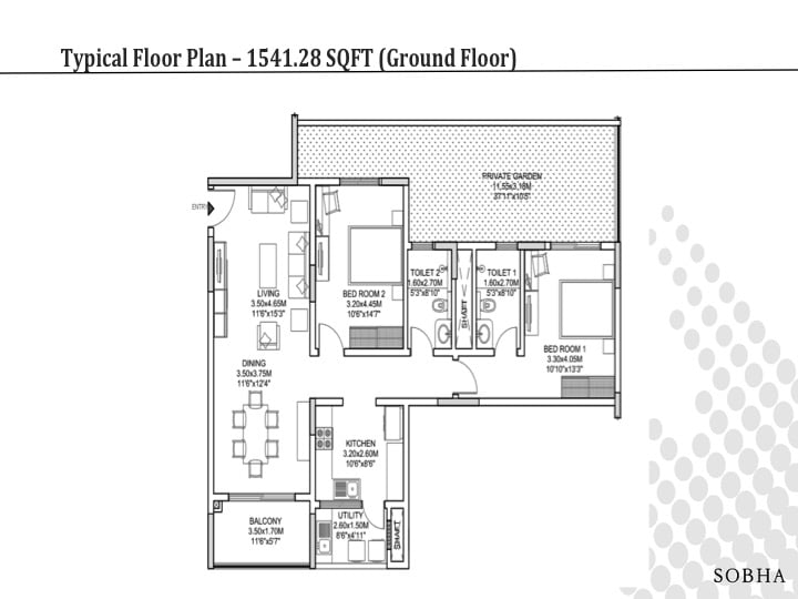 2BHK – Sobha Morzaria Grandeur