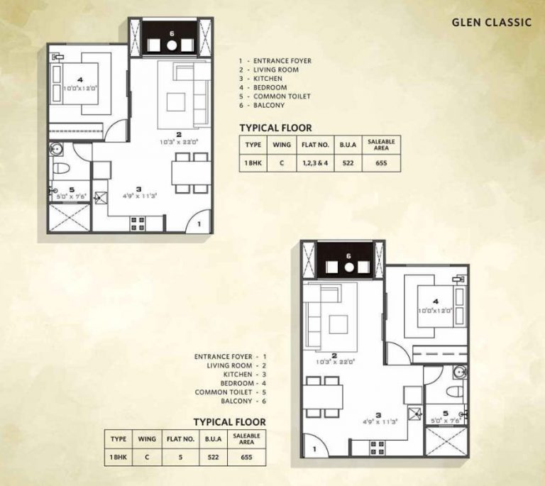 Hiranandani Glen Classic – 1 BHK
