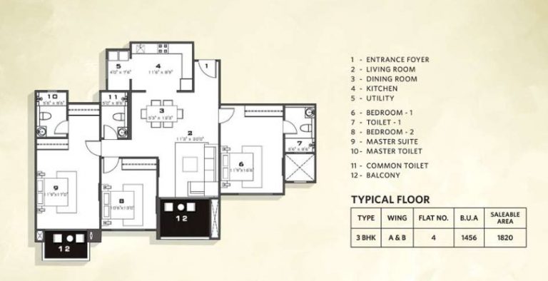 Hiranandani Glen Classic – 3 BHKL