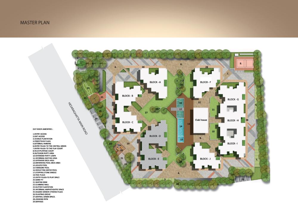 Master Plan Salarpuria Sattva Laurel Heights