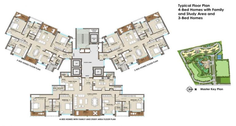 Typical Floor plan – Phoenix One West