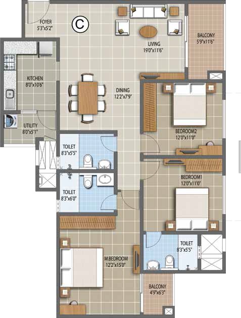 3-bhk-1630-purva-waves