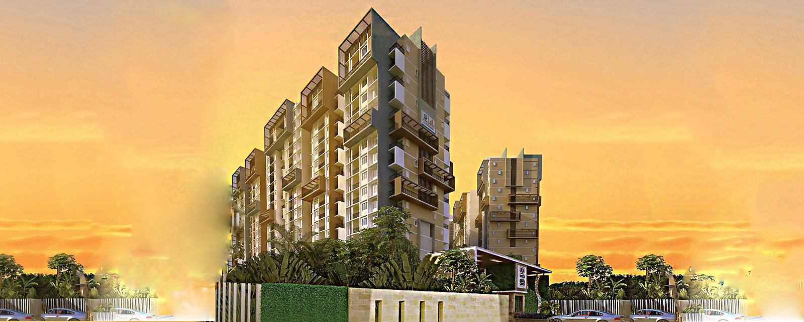 2BHK floor plan