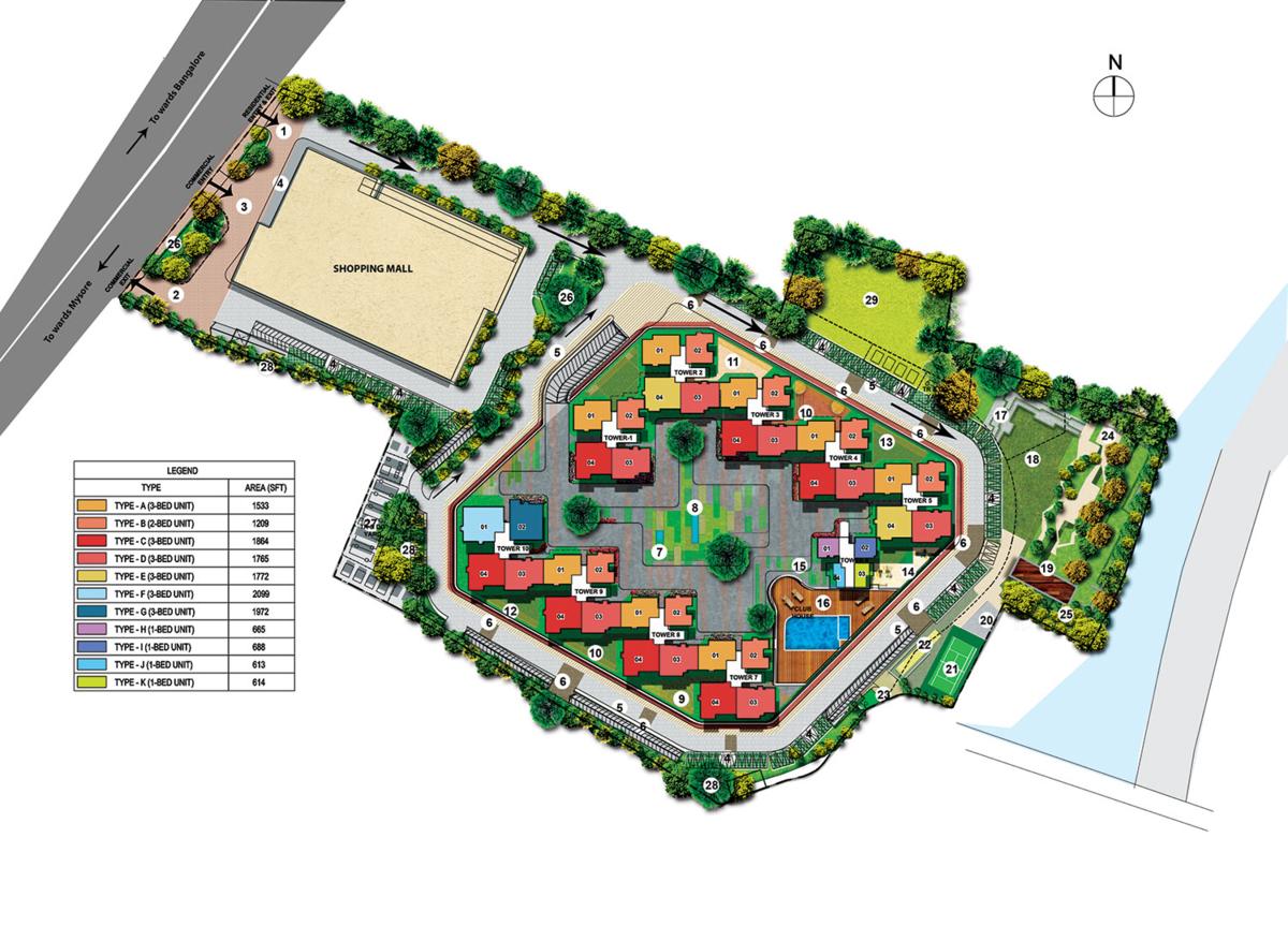 Master Plan Salarpuria Sattva Divinity