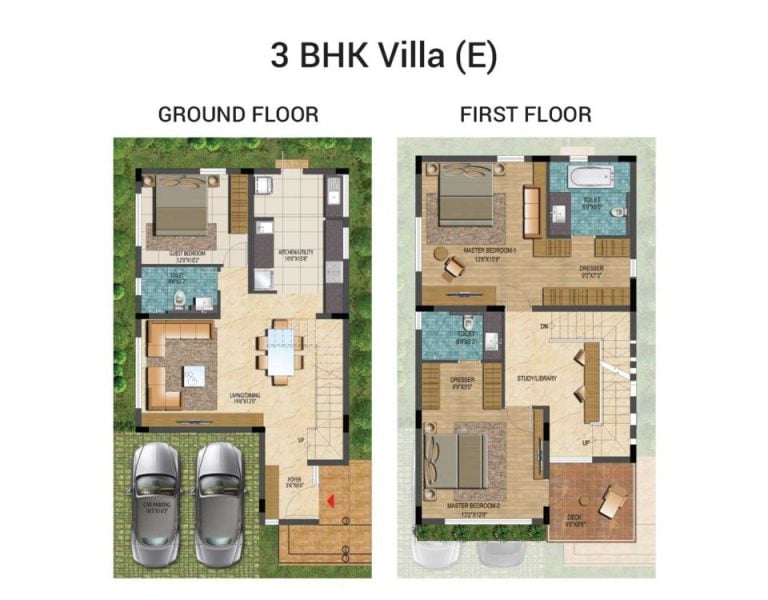 3 BHK Villa E – Lake View Address