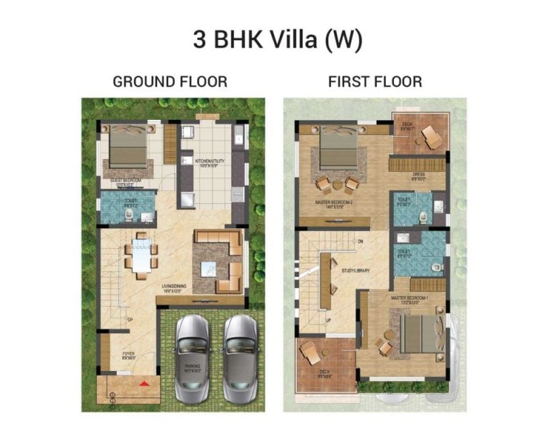 3 BHK Villa W – Lake View Address