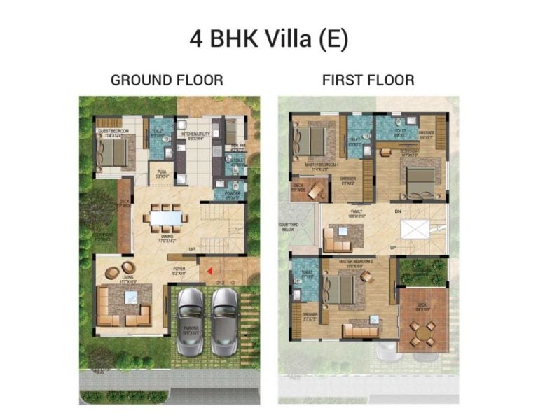 4 BHK Villa E – Lake View Address