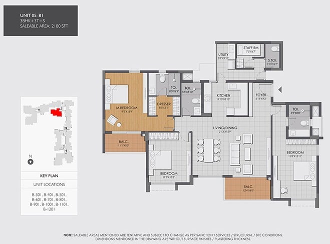 3-bhk-2180-dnr-reflection