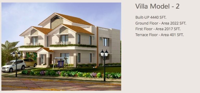 Elevation – Villa 2 – Nambiar Bellezea