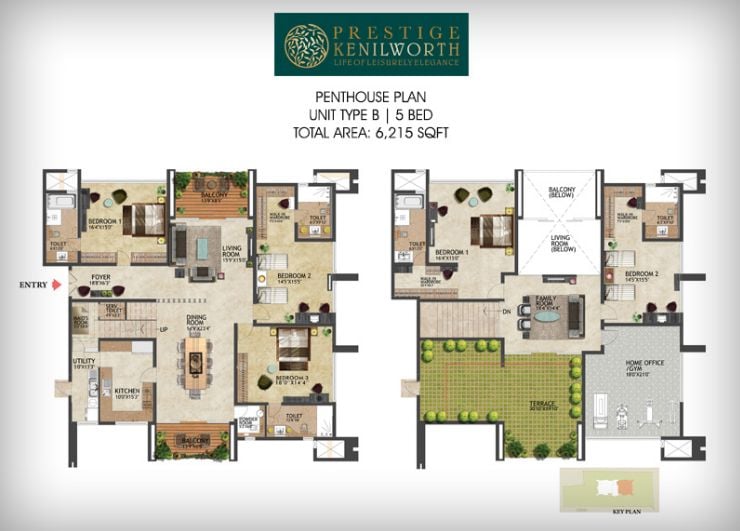 PH – 5BHK – 6215 – Prestige Kenilworth