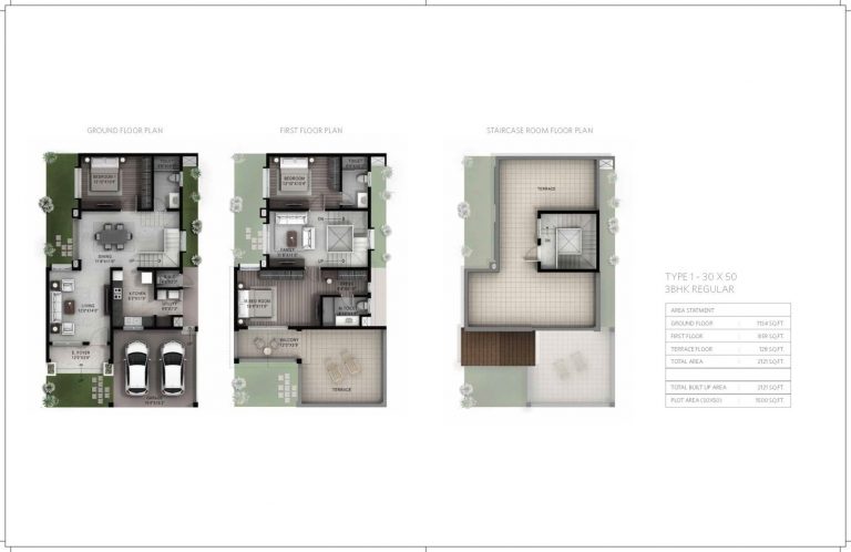 3 BHK Cottage – 2121 – Hiranandani Devanahalli