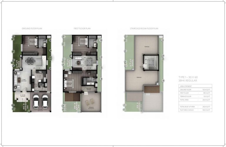 3 BHK Cottage – 2424 – Hiranandani Devanahalli