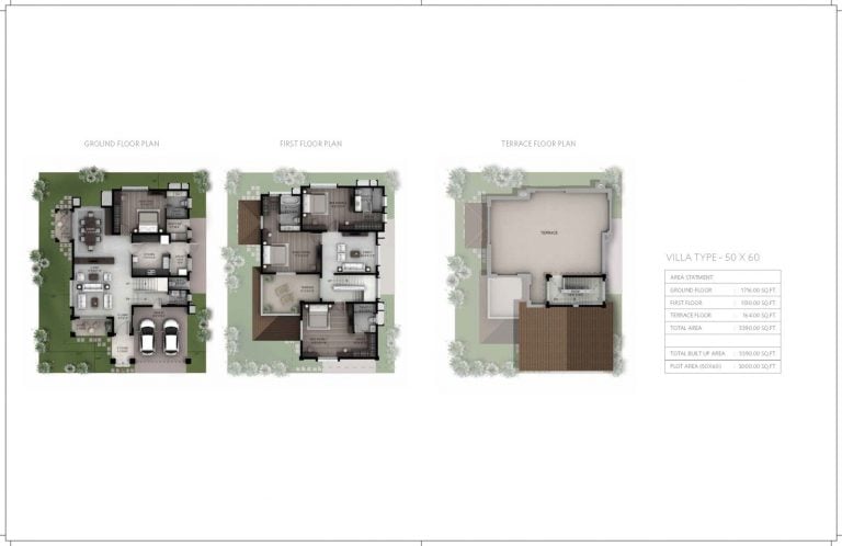 3 BHK Villa – 3000 – Hiranandani Devanahalli