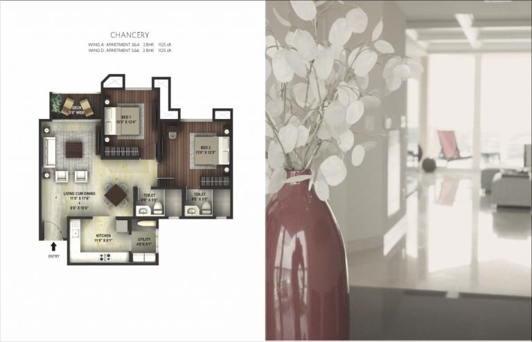 Chancery 2 BHK – 1125 – Hiranandani Devanahalli