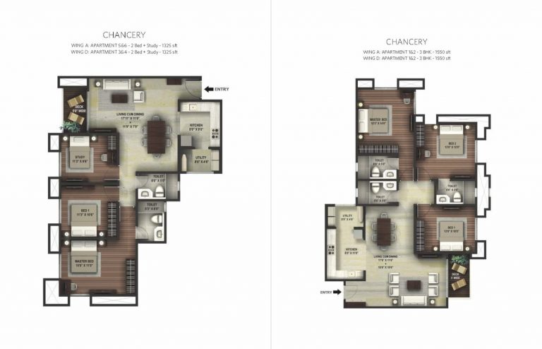 Chancery 2.5 BHK – 1325 – Hiranandani Devanahalli