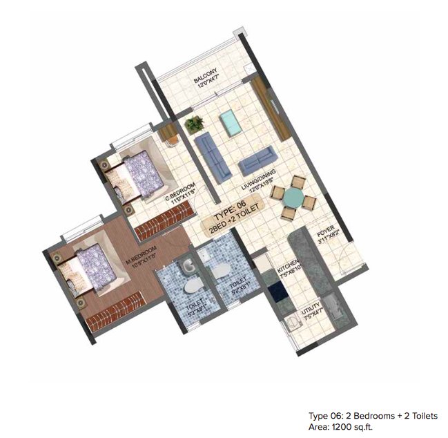 2-bhk-1200-brigade-7-gardens