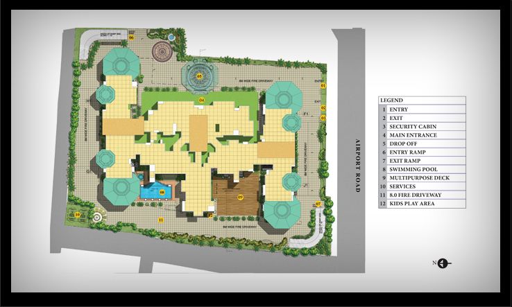 Master Plan – Prestige Leela Residences