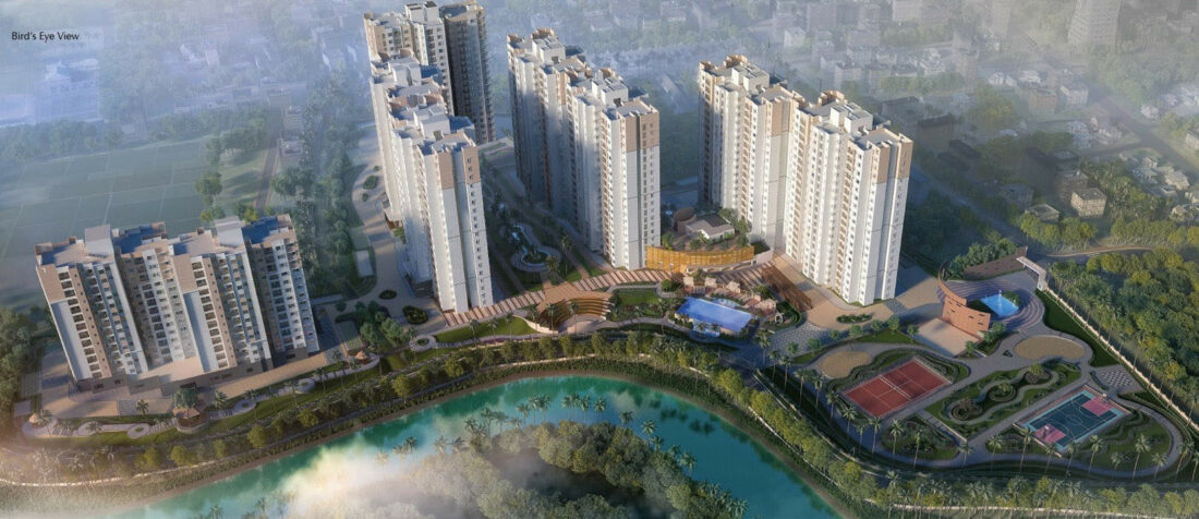 2BHK floor plan
