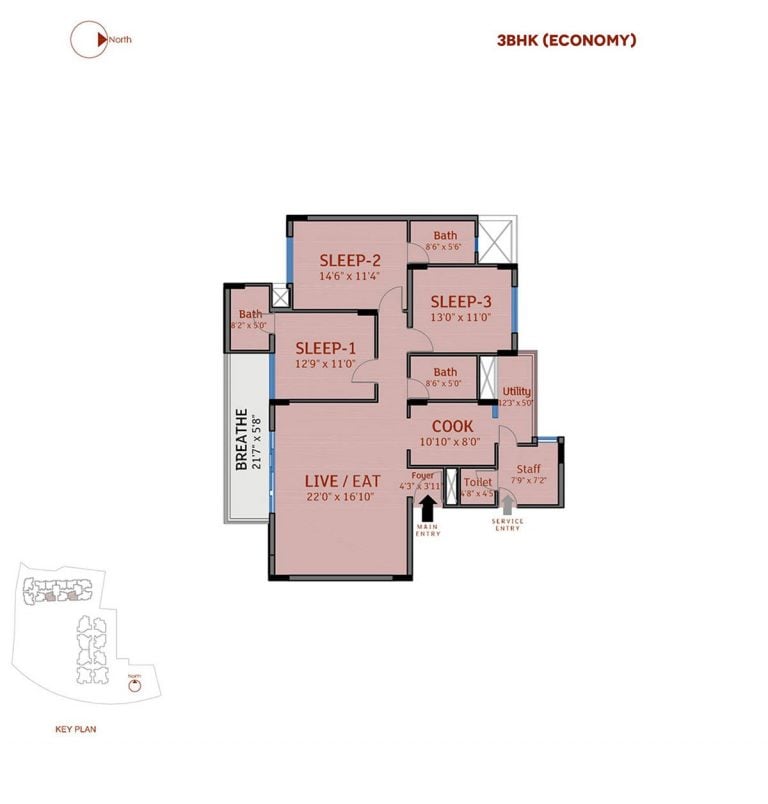 3-bhk-eco-east-entry-77-place-homznspace