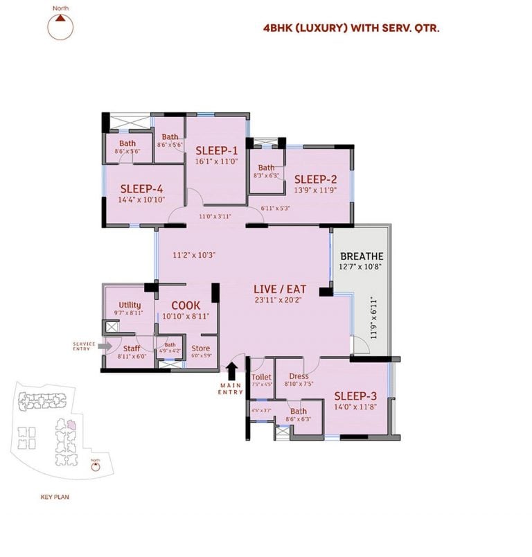 4-bhk-lux-77-place-homznspace