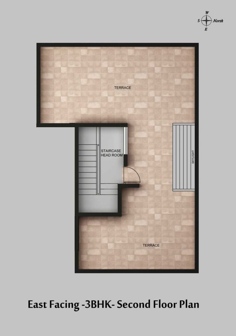 East Facing 3 BHK Second CasaGrand Esmeralda
