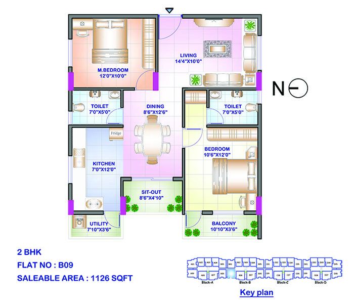 2-bhk-1126-sowparnika-swastika-phase-2