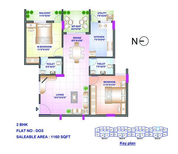2-bhk-1160-sowparnika-swastika-phase-2