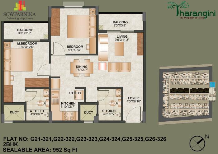 2-bhk-952-sowparnika-tharangini