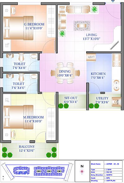aster-2-bhk-sowpanika-purple-rose