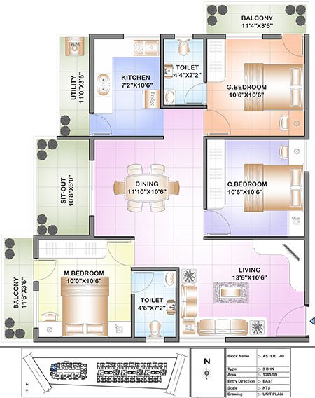 aster-3-bhk-d-sowpanika-purple-rose
