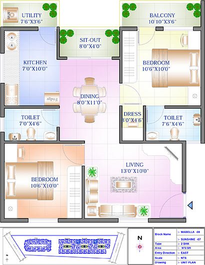 mebella-sunshine-2-bhk-b-sowpanika-purple-rose