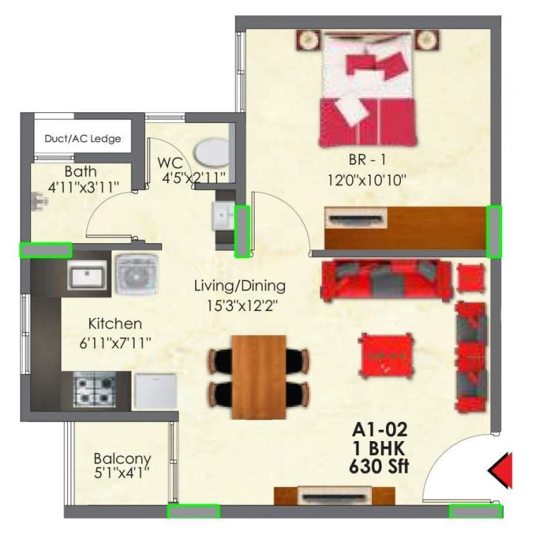 1-bhk-630-snn-raj-greenbay
