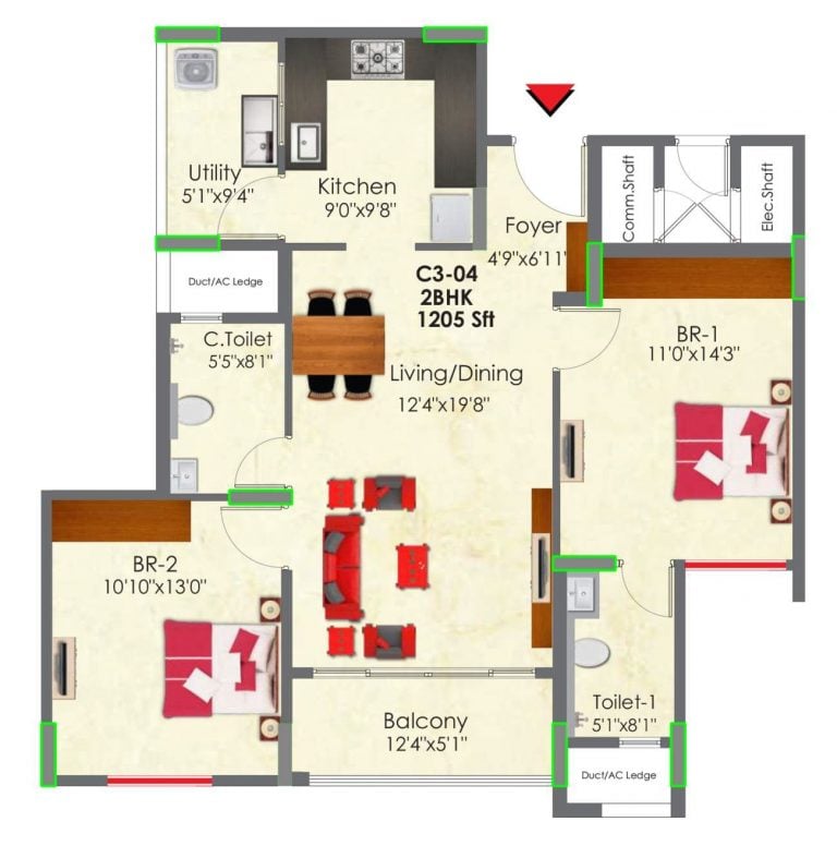 2-bhk-1205-snn-raj-greenbay