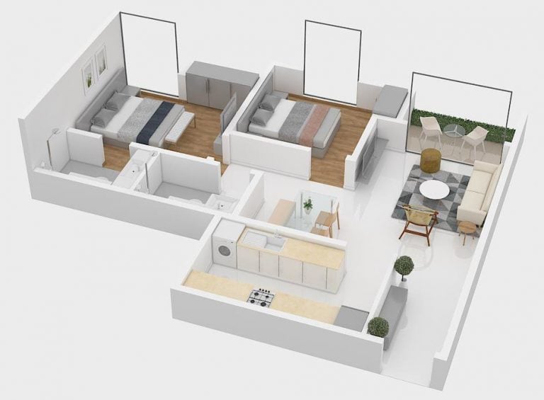 2 BHK 3D – Assetz Here & Now