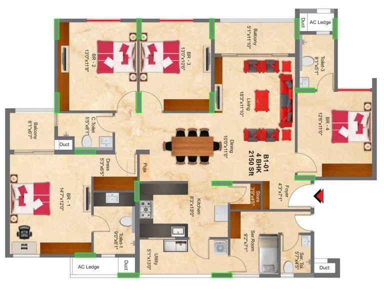 4-bhk-2150-snn-raj-greenbay