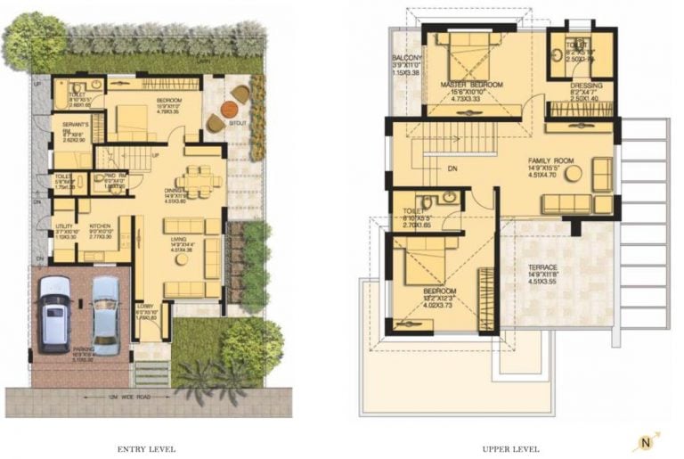 Princess – 3 BHK Villa – Pride Crosswinds